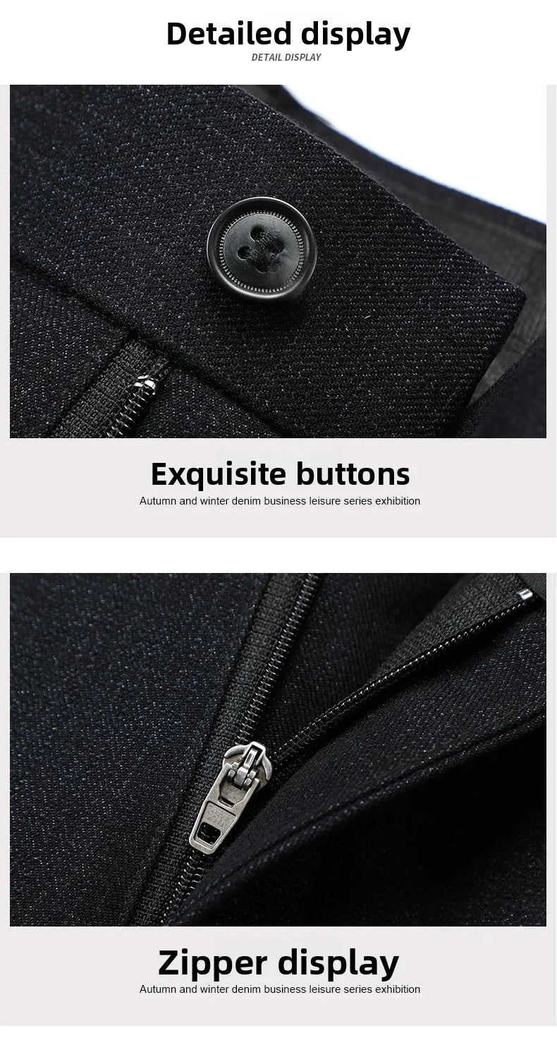 Men’s Business Casual Trousers | Straight Regular Fit
