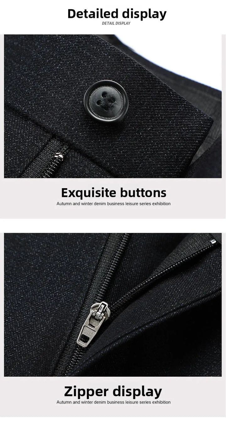 Men’s Business Casual Trousers | Straight Regular Fit