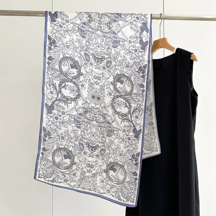 Women’s Pure Silk Printed Scarf