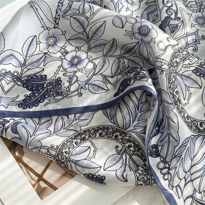 Women’s Pure Silk Printed Scarf