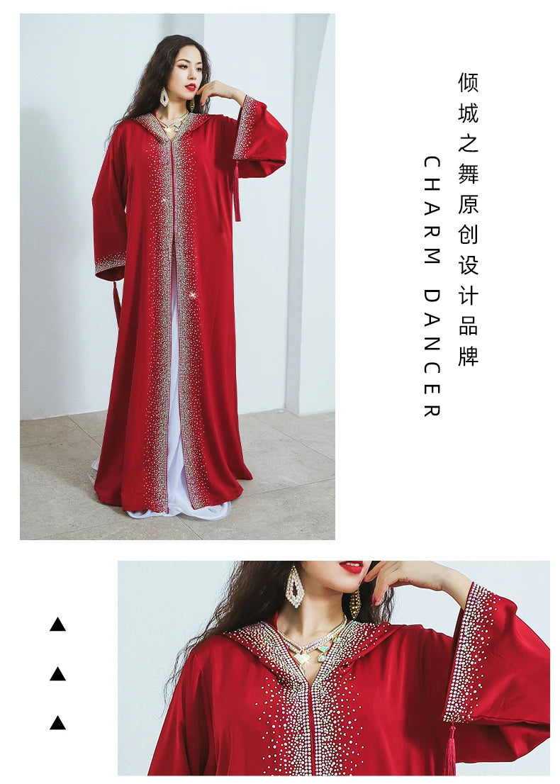 Women’s Regal Hooded Cape Abaya | عباءة كاب ملكية بغطاء رأس