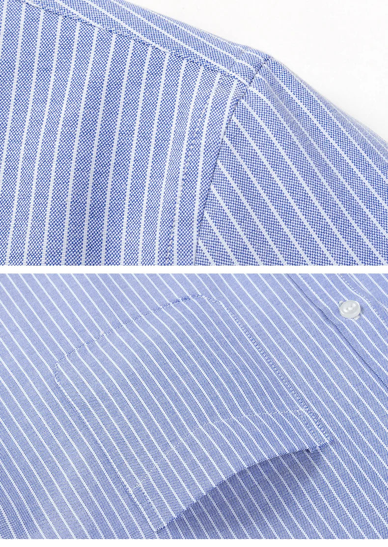 Men’s Oxford Dress Shirt Up to 5XL | Business Formal Style