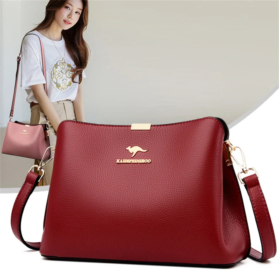 Women’s Multifunction Shoulder Bag | حقيبة كتف نسائية متعددة الاستخدام