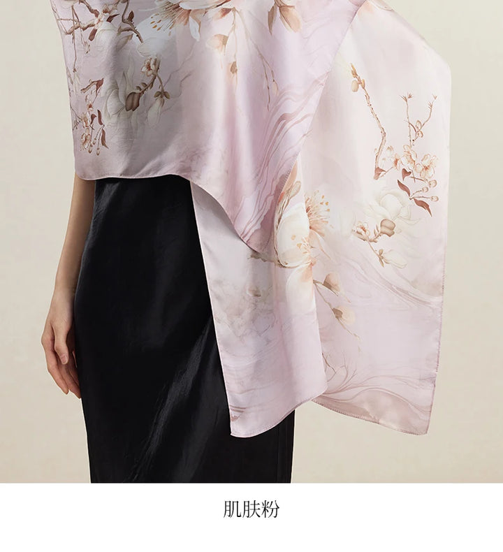 Women’s Silk Shawl | Elegant Gift-Worthy Long Drape