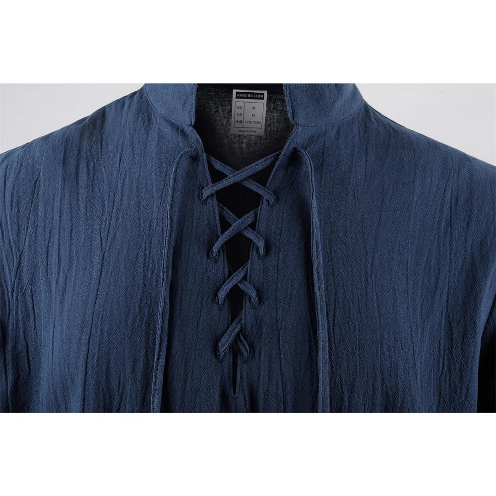 Men’s Cotton Linen Vintage Shirt | Relaxed Summer Style