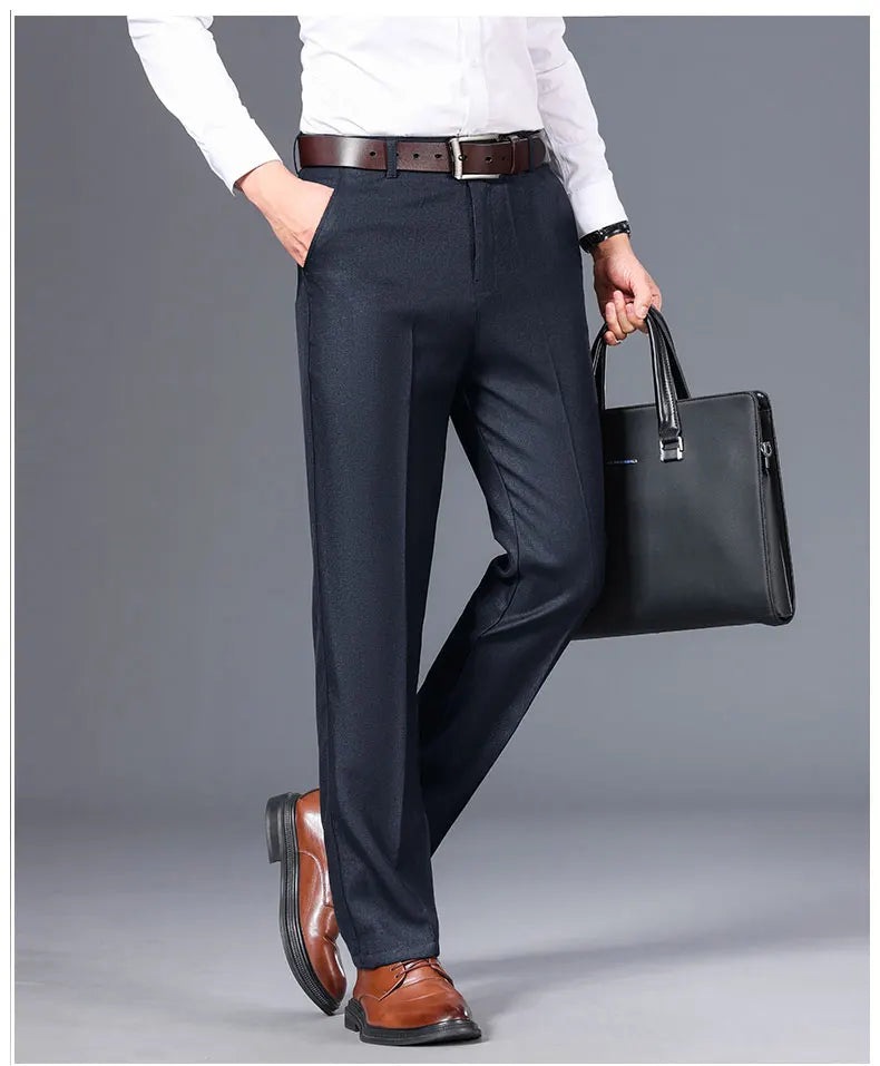 Men’s Business Casual Trousers | Straight Regular Fit