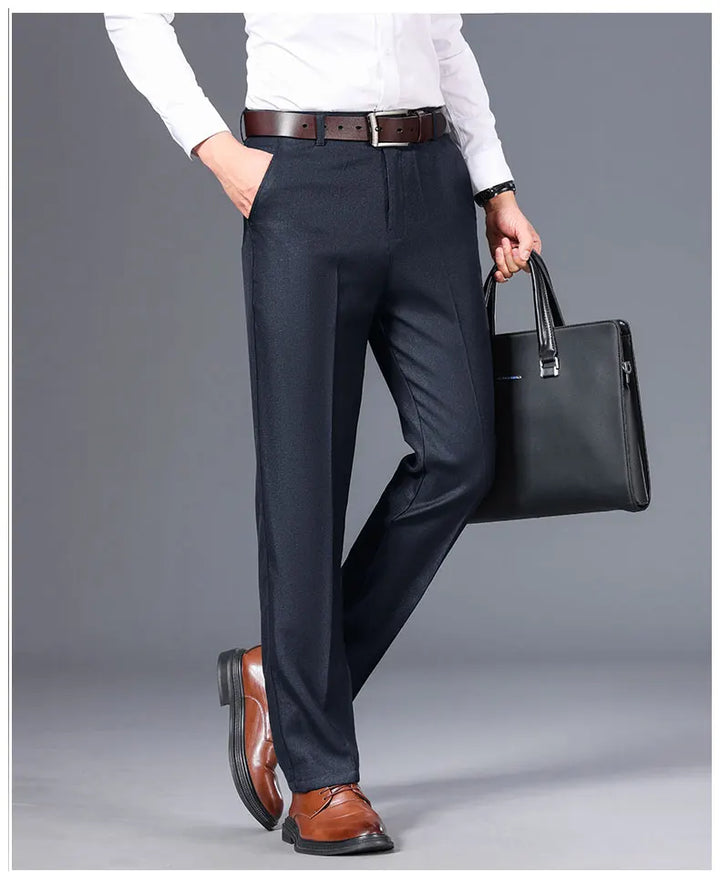 Men’s Business Casual Trousers | Straight Regular Fit
