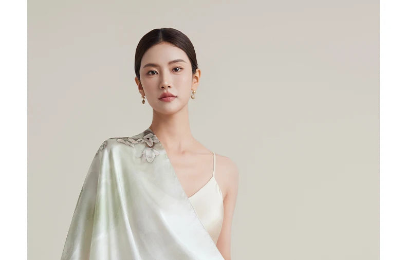 Women’s Silk Shawl | Elegant Gift-Worthy Long Drape