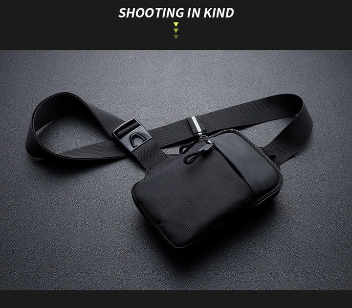 Men’s Lightweight Crossbody Chest Bag | حقيبة صدر رجالية خفيفة متعددة الاستخدام