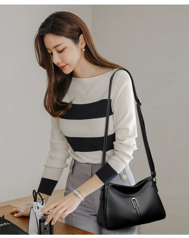 Women’s Luxury Soft Shoulder Bag | حقيبة كتف نسائية فاخرة