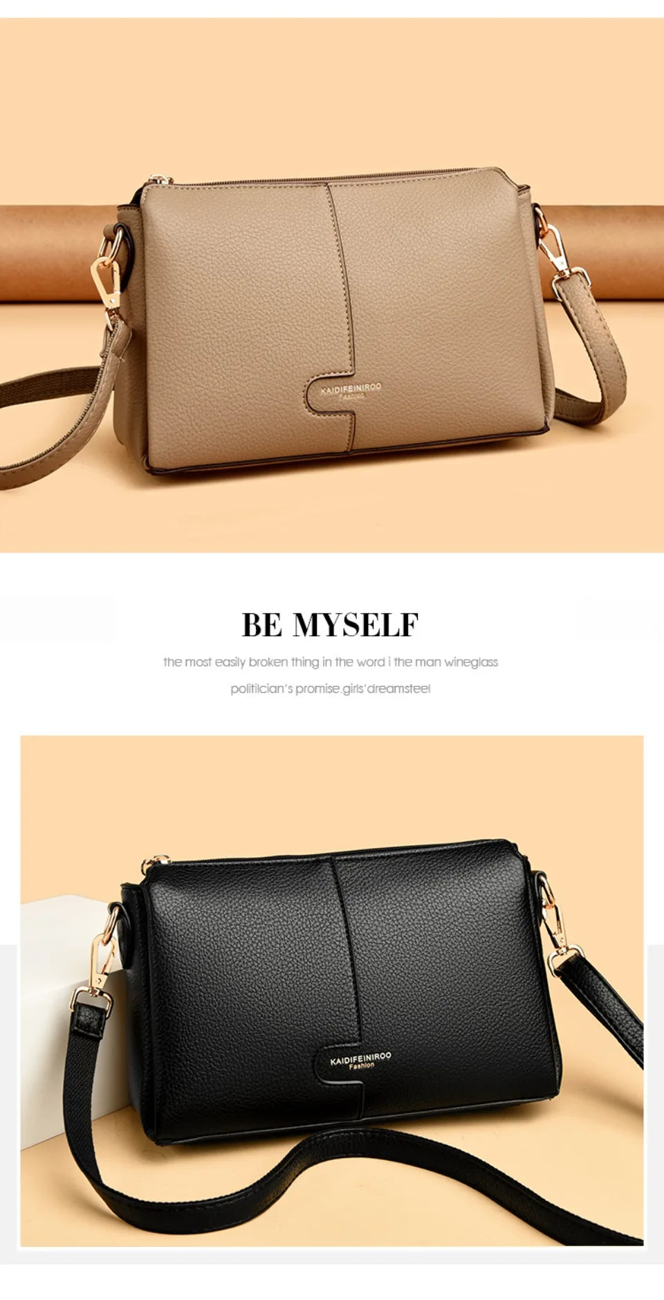 Women’s Soft Leather-Look Shoulder Bag | Elegant Summer Crossbody