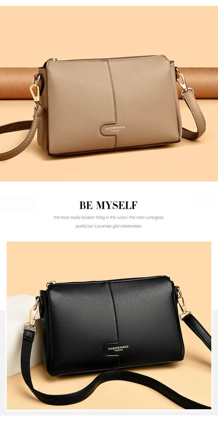 Women’s Soft Leather-Look Shoulder Bag | Elegant Summer Crossbody