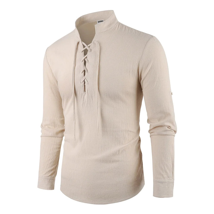 Men’s Cotton Linen Vintage Shirt | Relaxed Summer Style
