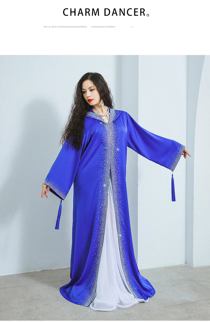 Women’s Regal Hooded Cape Abaya | عباءة كاب ملكية بغطاء رأس