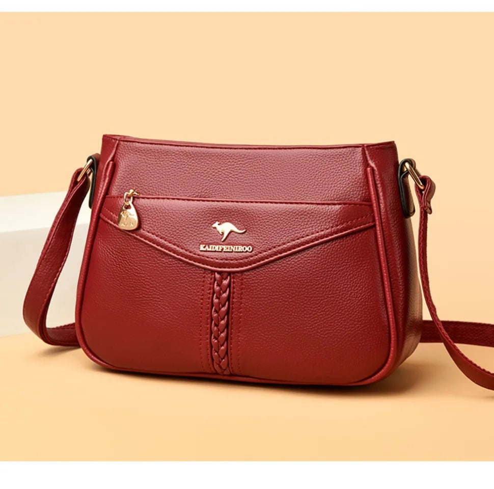 Women’s Soft Flap Shoulder Bag | حقيبة كتف نسائية ناعمة وعملية