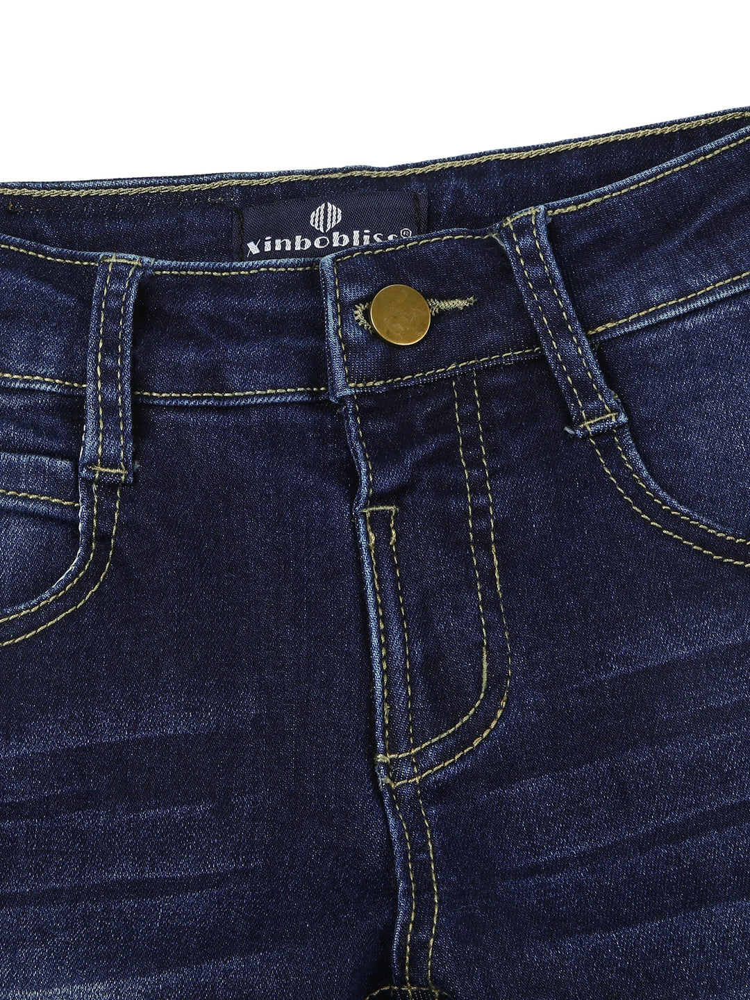 Boys’ Stretch Denim Jeans 6M–3T | بنطلون جينز أولاد مرن لعمر ٦ أشهر–٣ سنوات