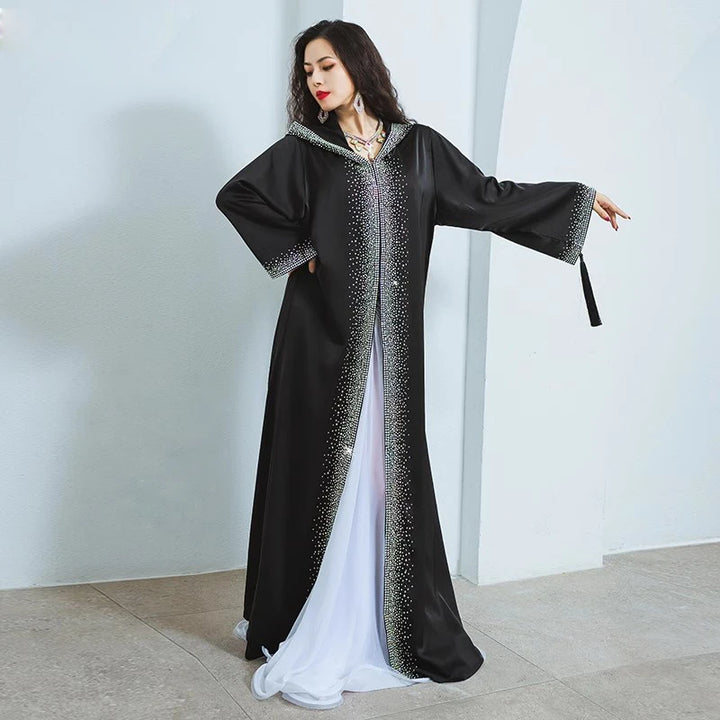 Women’s Regal Hooded Cape Abaya | عباءة كاب ملكية بغطاء رأس