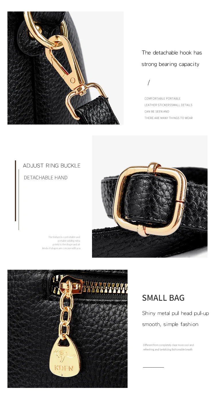 Women’s Soft Leather-Look Tote Bag | Elegant Daily Handbag