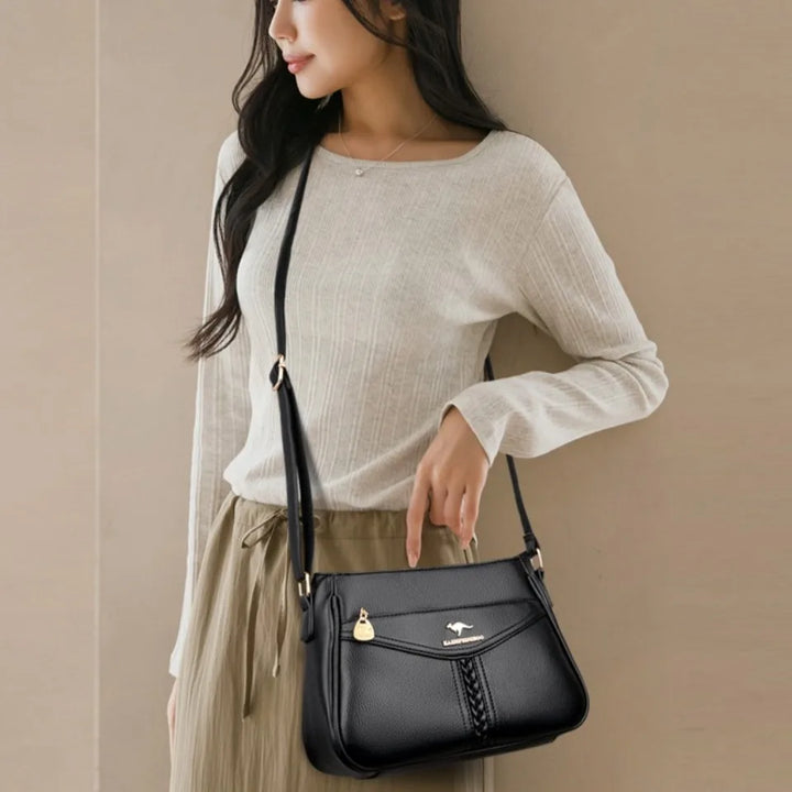 Women’s Soft Flap Shoulder Bag | حقيبة كتف نسائية ناعمة وعملية