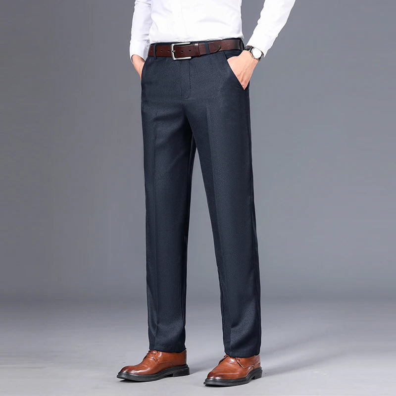 Men’s Business Casual Trousers | Straight Regular Fit