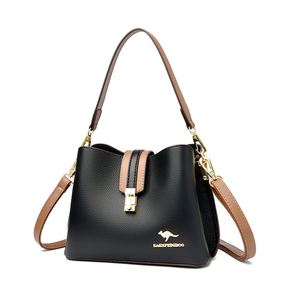 Women’s Three-Layer Small Tote Bag | حقيبة نسائية صغيرة بثلاث طبقات
