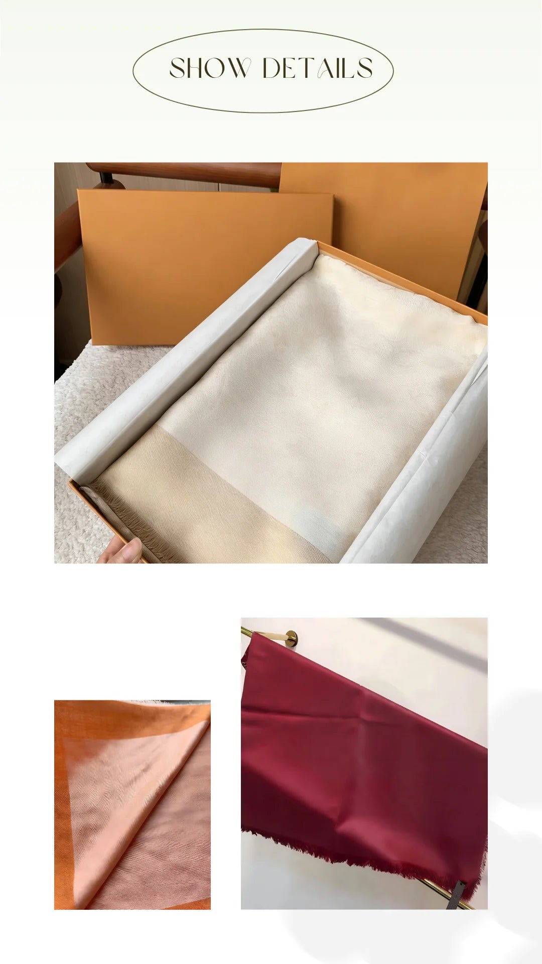 Women’s Square Silk Shawl | Elegant Lightweight Drape