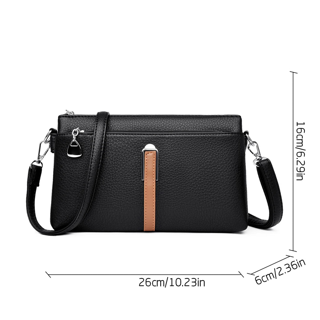 Women’s Solid Shoulder Crossbody Bag | حقيبة كتف نسائية عملية
