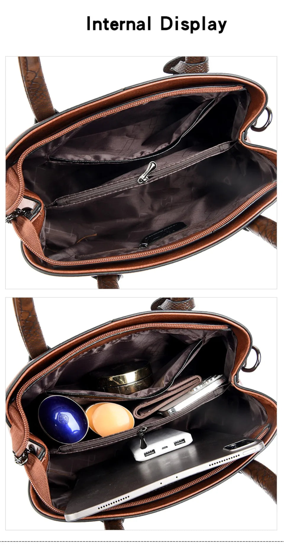 Women’s Patchwork Shoulder Bag | Large Capacity Crossbody Tote