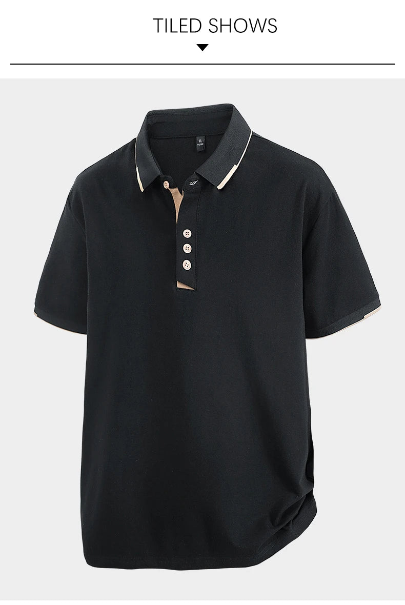 Men’s Plus Size Cotton Polo Shirt