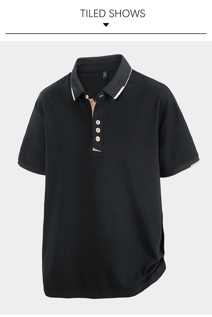 Men’s Plus Size Cotton Polo Shirt