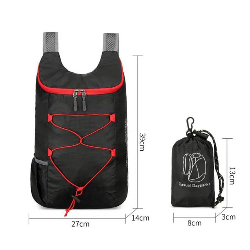 Men’s Lightweight Foldable Travel Backpack | حقيبة ظهر رجالية خفيفة قابلة للطي