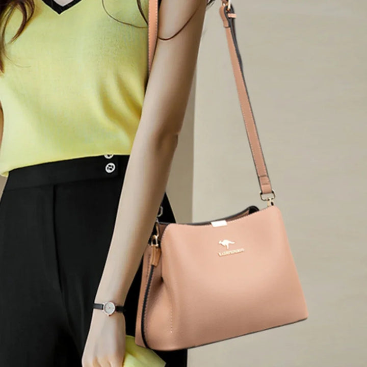 Women’s Multifunction Shoulder Bag | حقيبة كتف نسائية متعددة الاستخدام