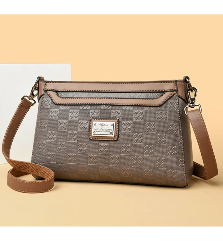 Women’s Plaid Shoulder Crossbody Bag | حقيبة نسائية بنقشة مربعات