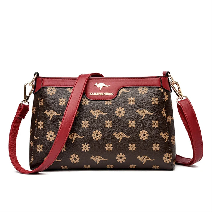 Women’s Printed Top-Handle Shoulder Bag | حقيبة نسائية مطبوعة بيد علوية