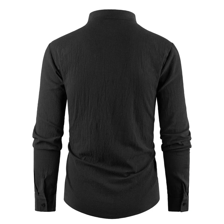 Men’s Cotton Linen Vintage Shirt | Relaxed Summer Style