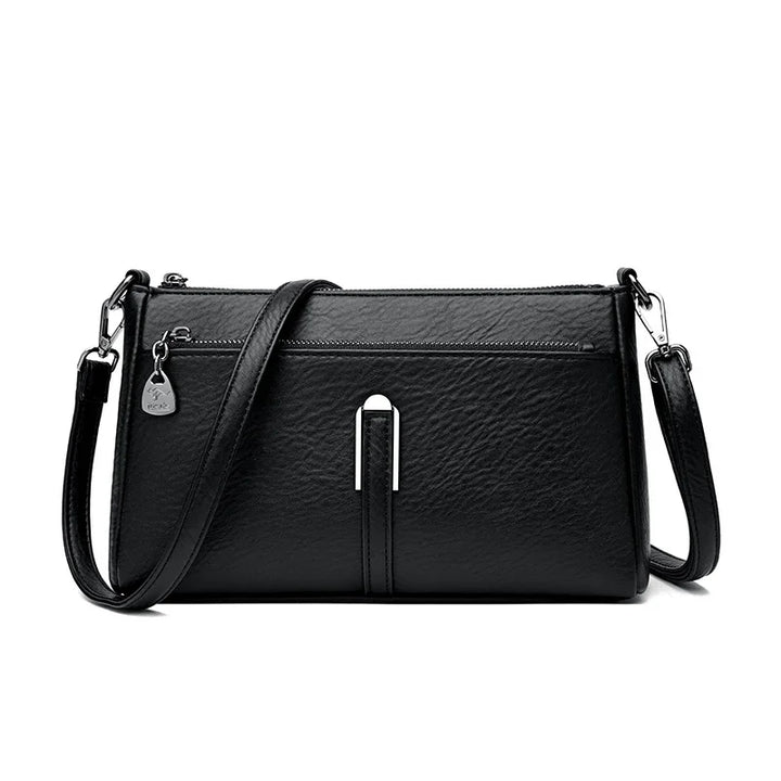 Women’s Solid Shoulder Crossbody Bag | حقيبة كتف نسائية عملية