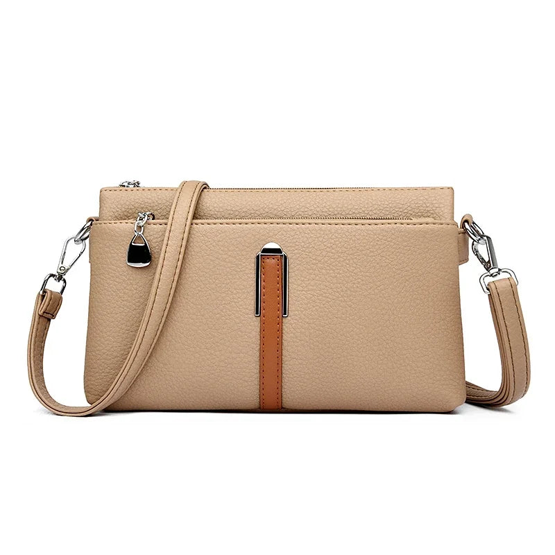 Women’s Solid Shoulder Crossbody Bag | حقيبة كتف نسائية عملية