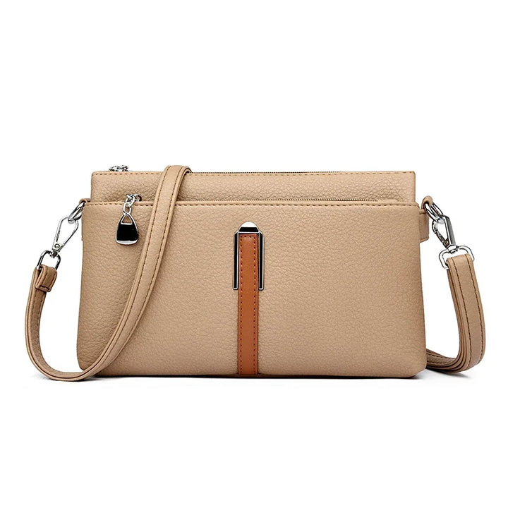 Women’s Solid Shoulder Crossbody Bag | حقيبة كتف نسائية عملية