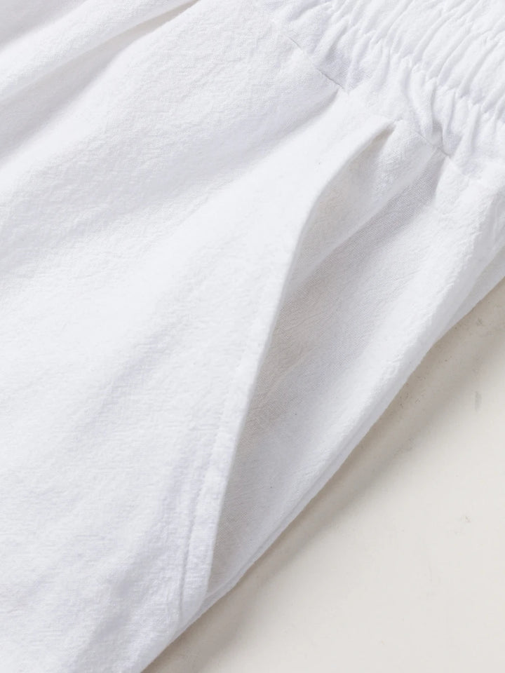 Men’s Summer Beach Set | Casual Short Sleeve Shirt & Shorts Outfit