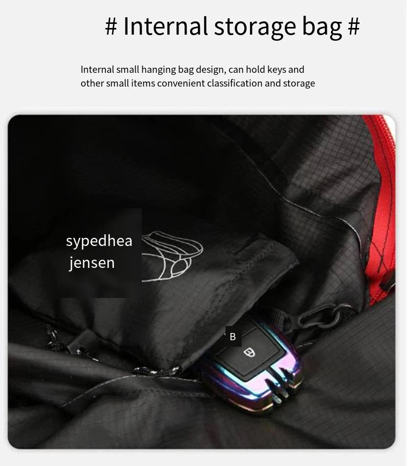 Men’s Lightweight Foldable Travel Backpack | حقيبة ظهر رجالية خفيفة قابلة للطي