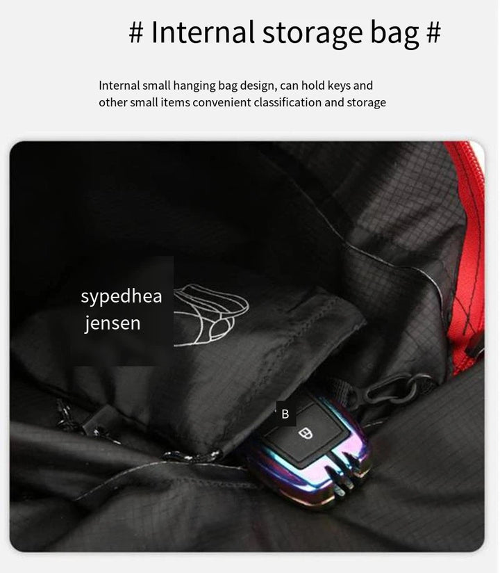 Men’s Lightweight Foldable Travel Backpack | حقيبة ظهر رجالية خفيفة قابلة للطي
