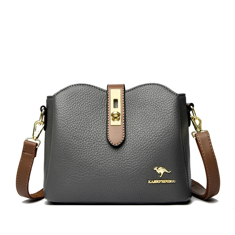 Women’s Soft Top-Handle Shoulder Bag | حقيبة نسائية بيد علوية
