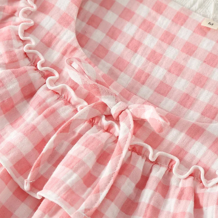 Women’s Cotton Nightgown | جلابية قطنية صيفية للبيت - Plaid