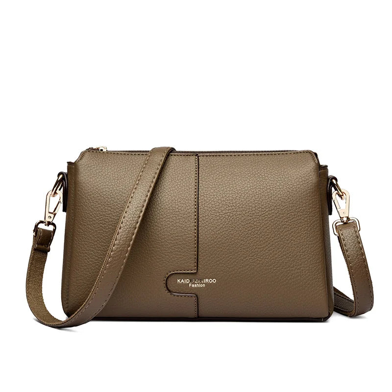 Women’s Soft Leather-Look Shoulder Bag | Elegant Summer Crossbody