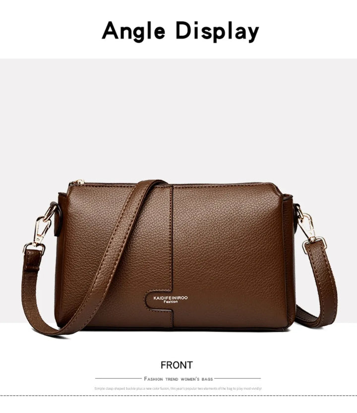 Women’s Soft Leather-Look Shoulder Bag | Elegant Summer Crossbody
