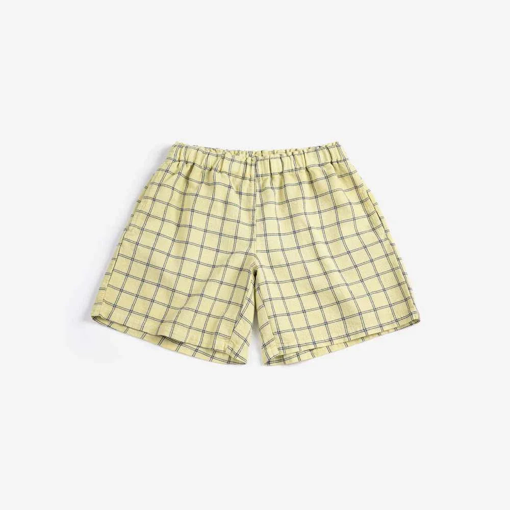Kids’ Cotton Print Shirt & Shorts Set by Size | طقم أطفال قطني مطبوع حسب المقاس