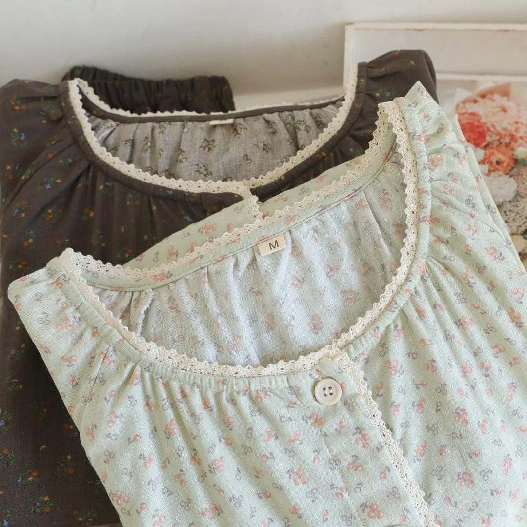 Women’s Cotton Sleep Dress | جلابية قطنية صيفية للبيت - Cute Print