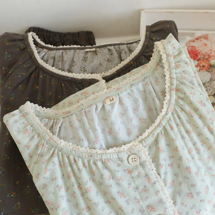 Women’s Cotton Sleep Dress | جلابية قطنية صيفية للبيت - Cute Print