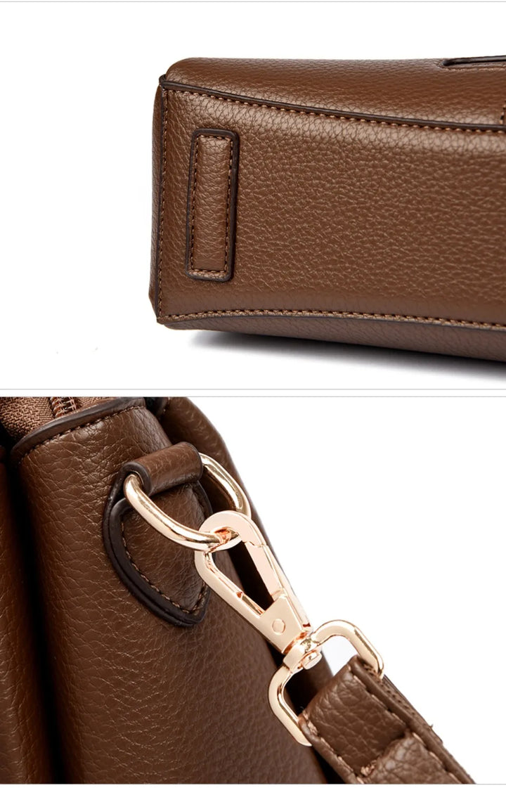 Women’s Soft Leather-Look Shoulder Bag | Elegant Summer Crossbody