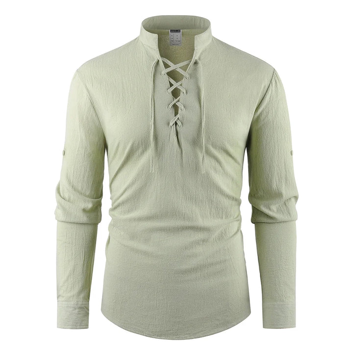 Men’s Cotton Linen Vintage Shirt | Relaxed Summer Style
